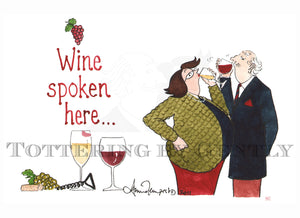Wine spoken here...  (S1114)