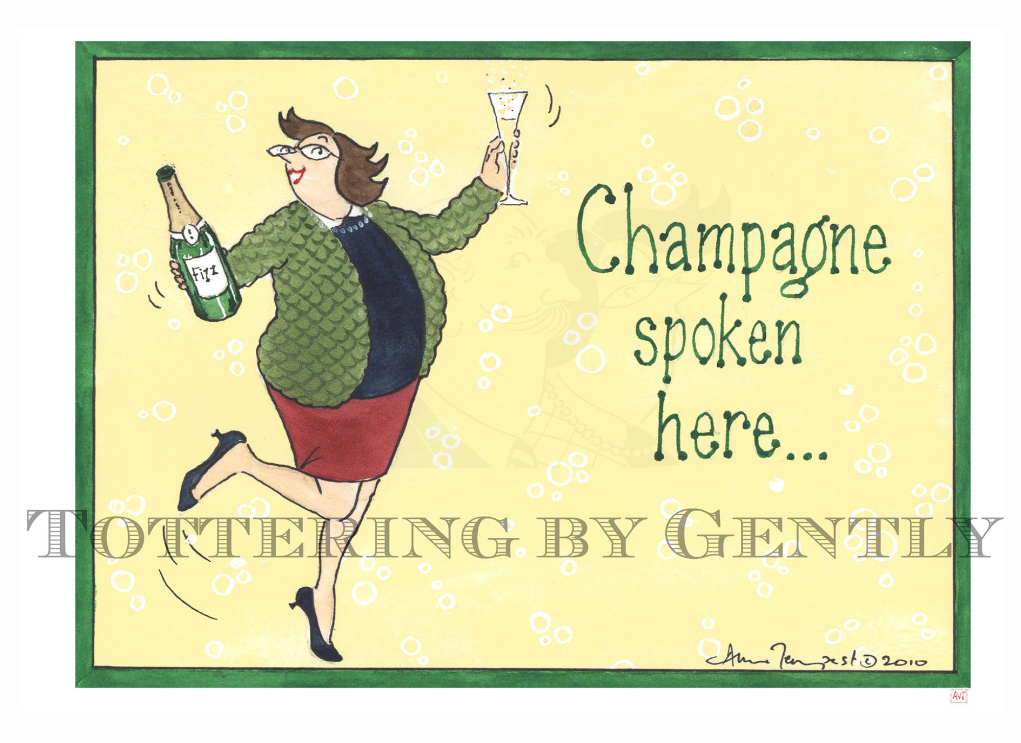 Champagne spoken here ...  (S0990)