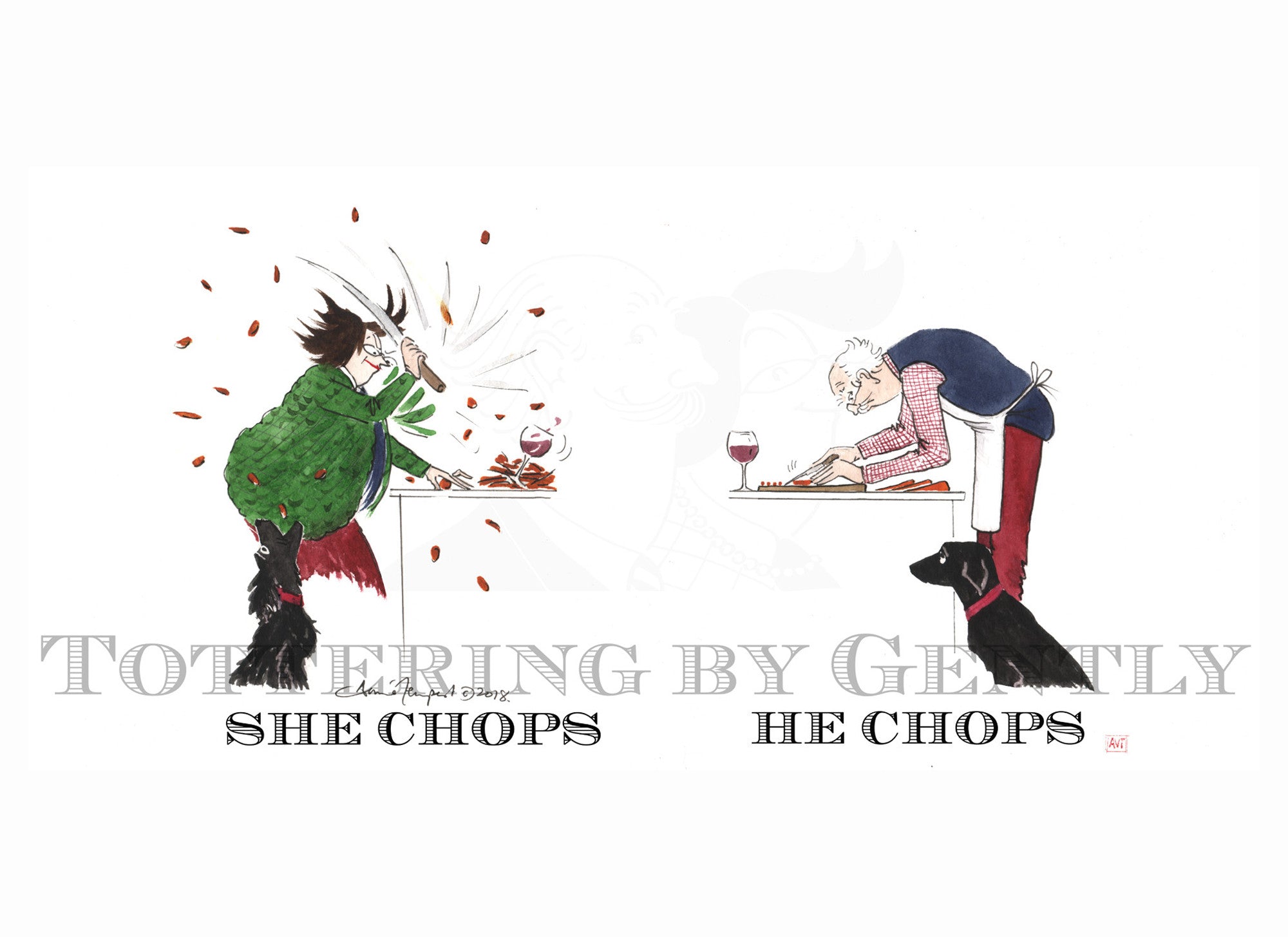 She chops - He chops...  (S1531)