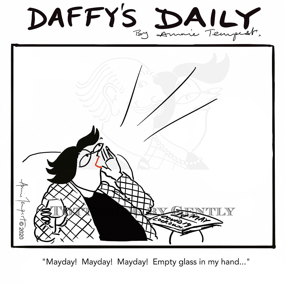 Daffy's Daily - Mayday empty glass (DD53)
